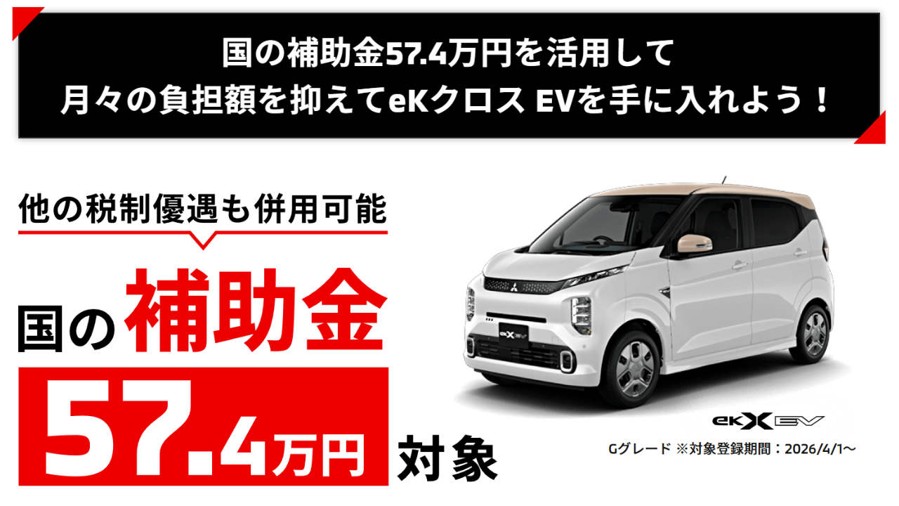 ekXEV 国の補助金57.4万円